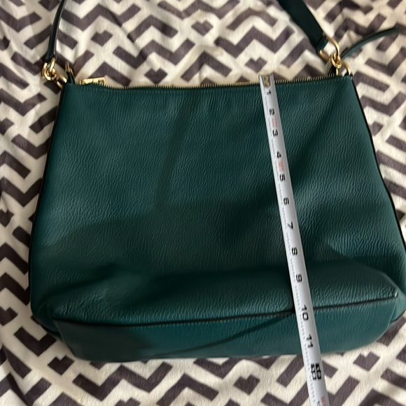 Jade Green and Gold Coach Bag - Picture 4 of 6